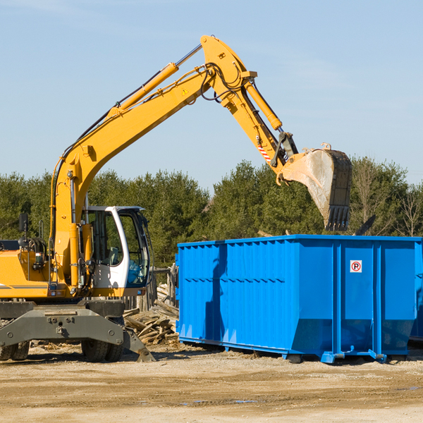 how does a residential dumpster rental service work in Ripplemead